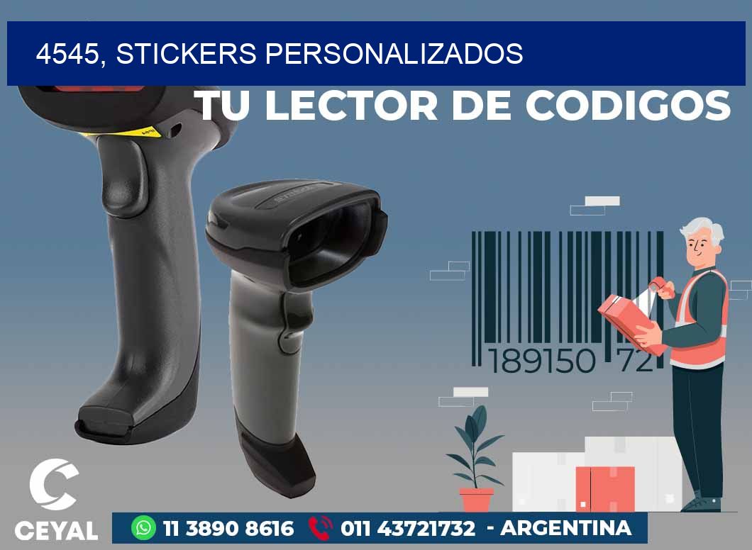 4545, stickers personalizados
