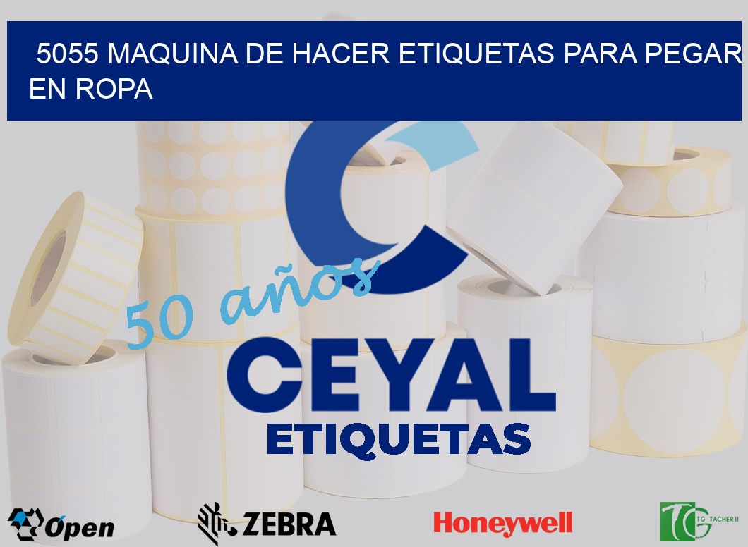 5055 MAQUINA DE HACER ETIQUETAS PARA PEGAR EN ROPA