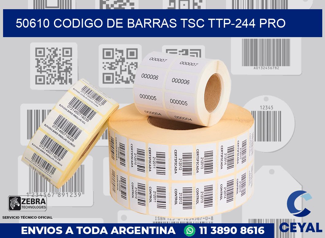 50610 CODIGO DE BARRAS TSC TTP-244 PRO