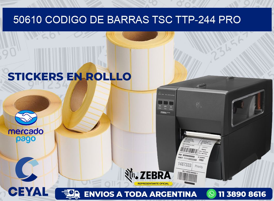 50610 CODIGO DE BARRAS TSC TTP-244 PRO
