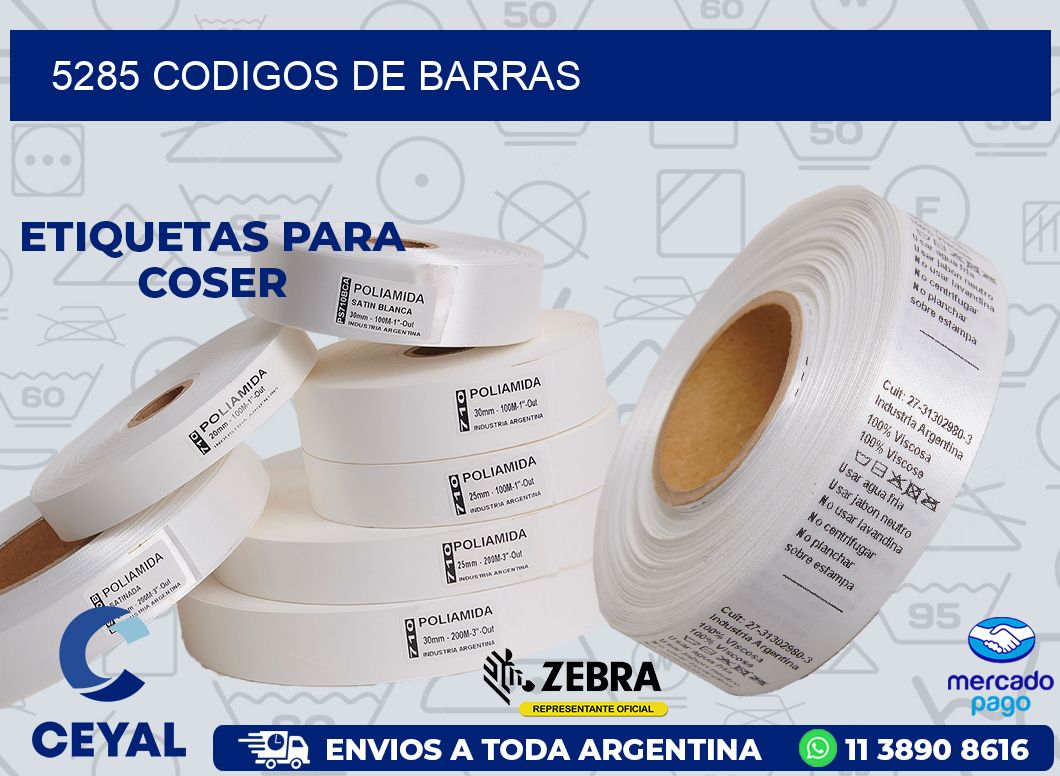 5285 CODIGOS DE BARRAS