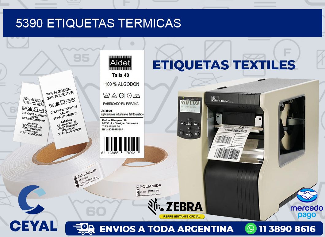 5390 ETIQUETAS TERMICAS