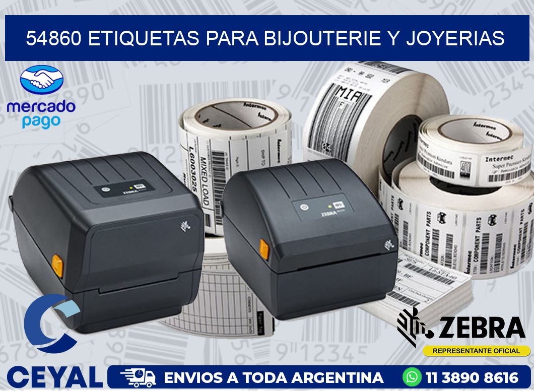 54860 ETIQUETAS PARA BIJOUTERIE Y JOYERIAS