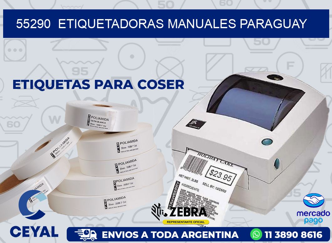 55290  ETIQUETADORAS MANUALES PARAGUAY