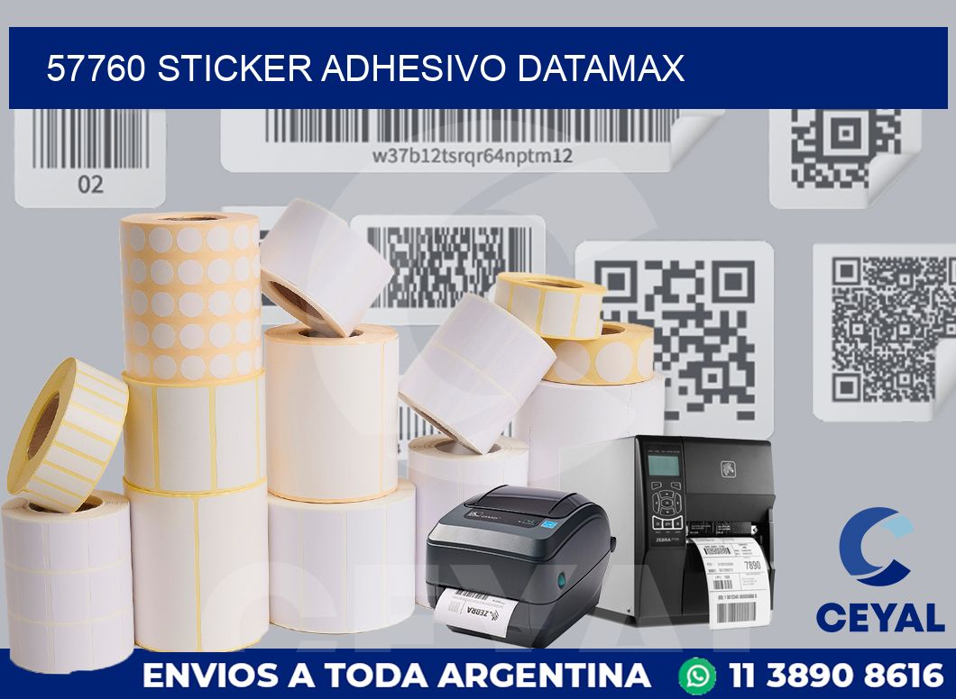 57760 STICKER ADHESIVO DATAMAX