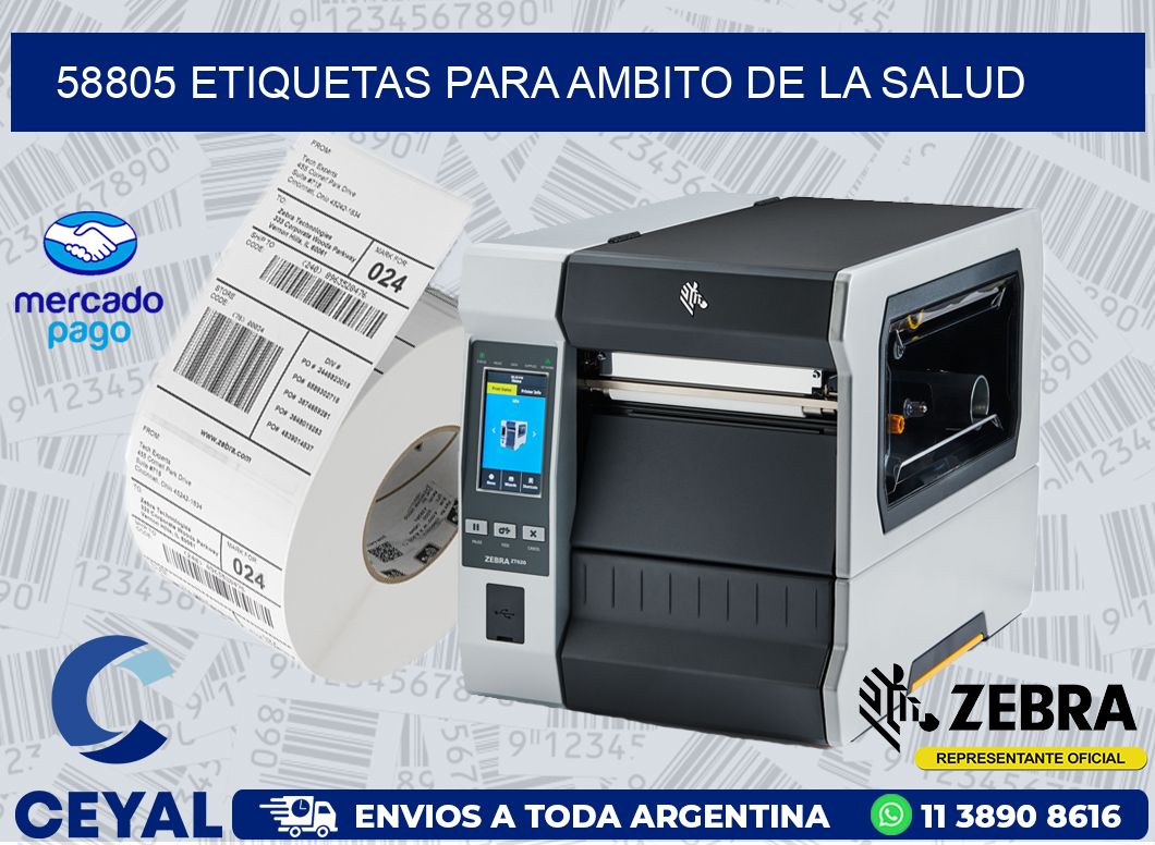 58805 ETIQUETAS PARA AMBITO DE LA SALUD