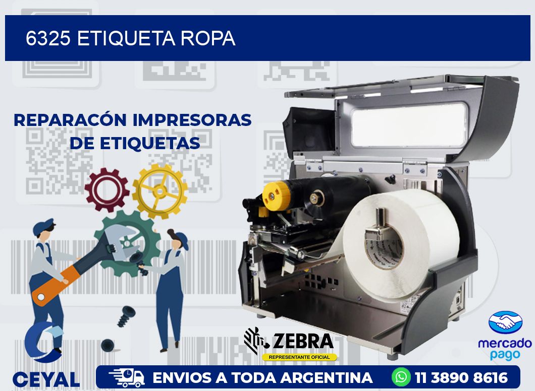 6325 ETIQUETA ROPA