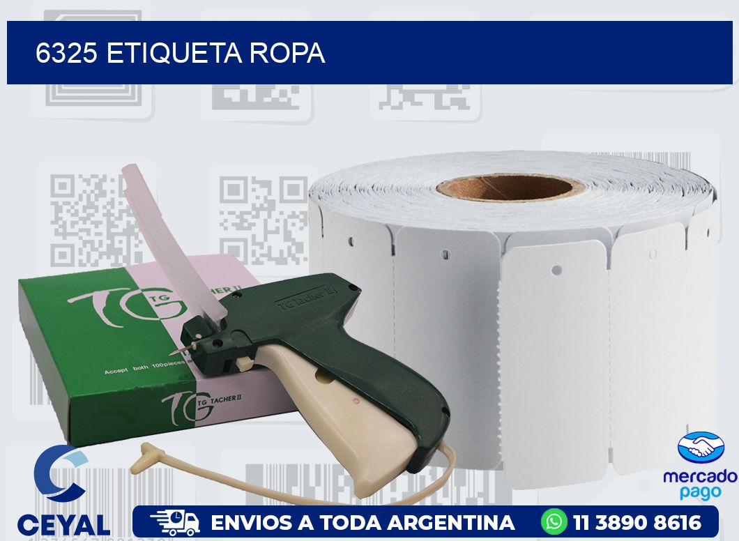 6325 ETIQUETA ROPA