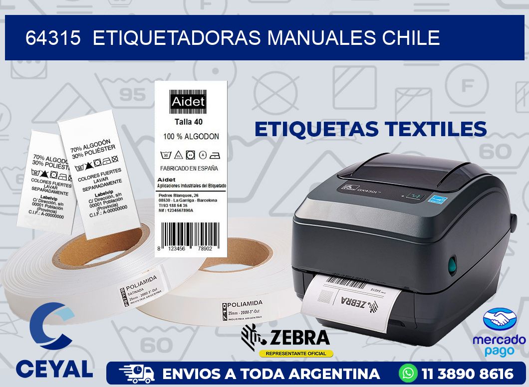 64315  ETIQUETADORAS MANUALES CHILE