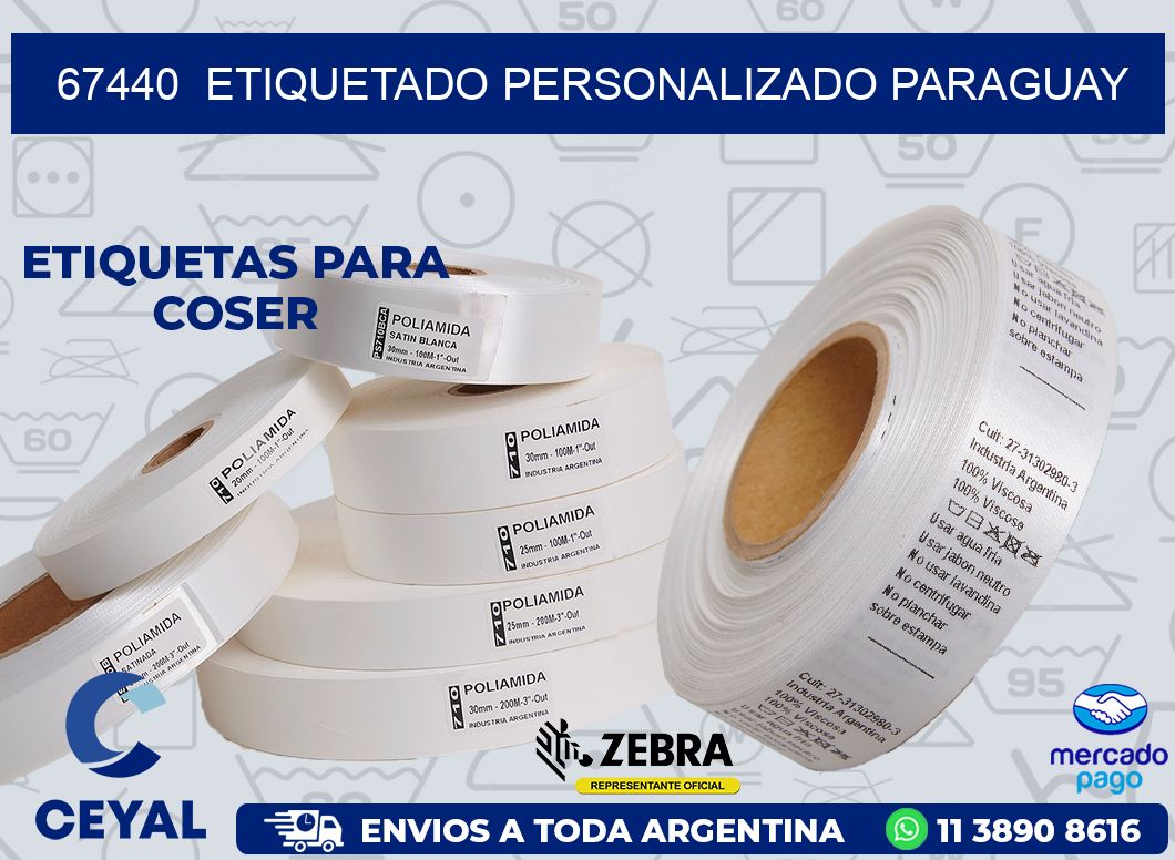 67440  ETIQUETADO PERSONALIZADO PARAGUAY