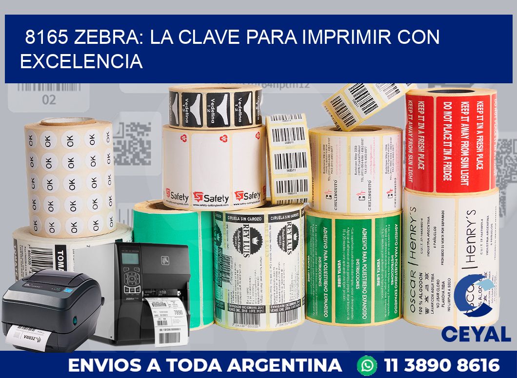 8165 ZEBRA: LA CLAVE PARA IMPRIMIR CON EXCELENCIA
