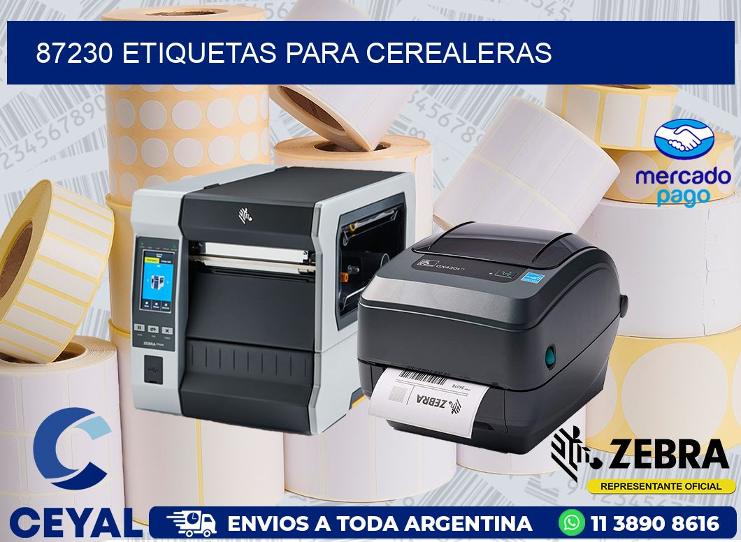 87230 ETIQUETAS PARA CEREALERAS