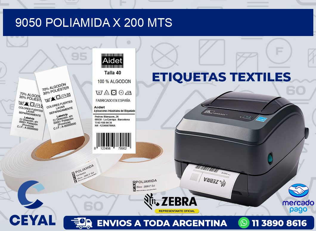 9050 POLIAMIDA X 200 MTS