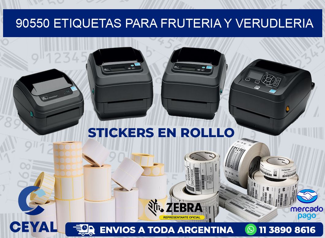 90550 ETIQUETAS PARA FRUTERIA Y VERUDLERIA