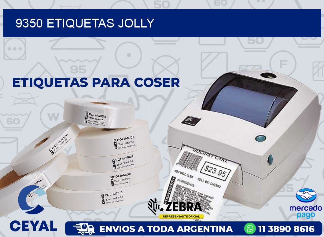 9350 ETIQUETAS JOLLY