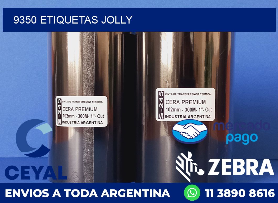 9350 ETIQUETAS JOLLY