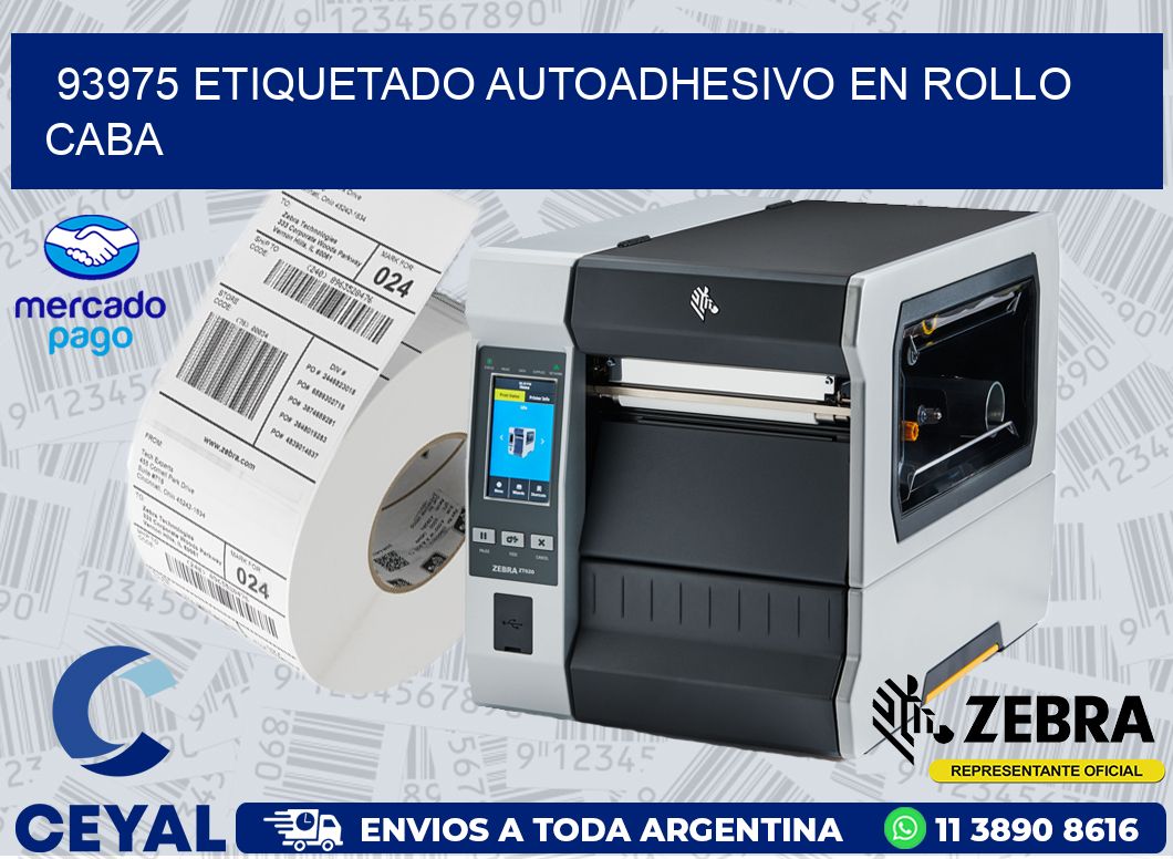 93975 ETIQUETADO AUTOADHESIVO EN ROLLO CABA