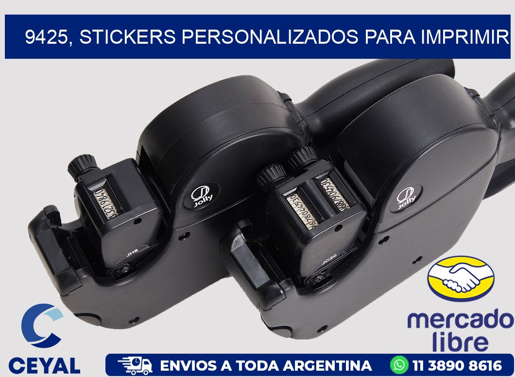 9425, stickers personalizados para imprimir