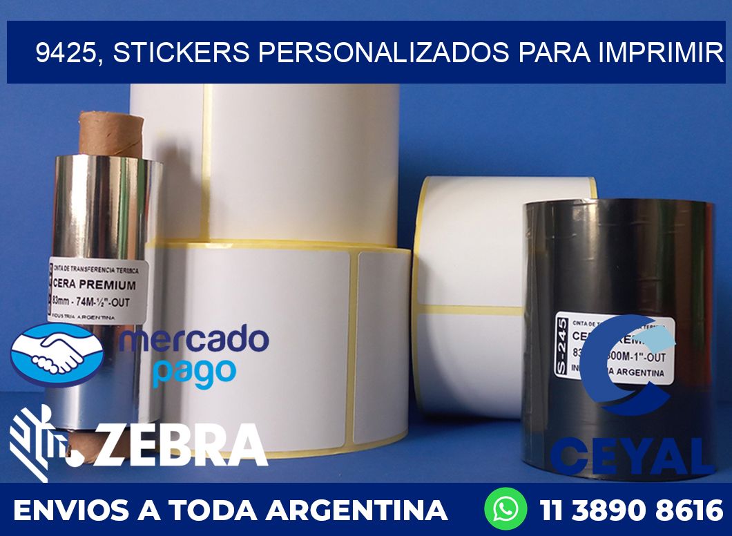 9425, stickers personalizados para imprimir
