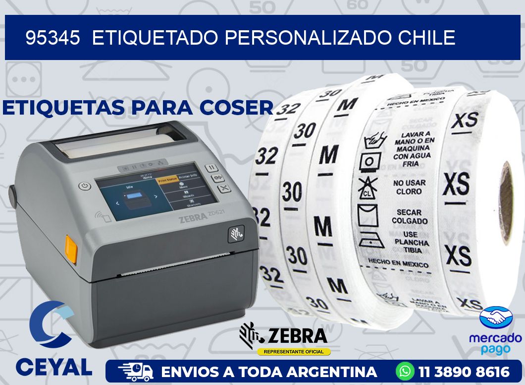 95345  ETIQUETADO PERSONALIZADO CHILE