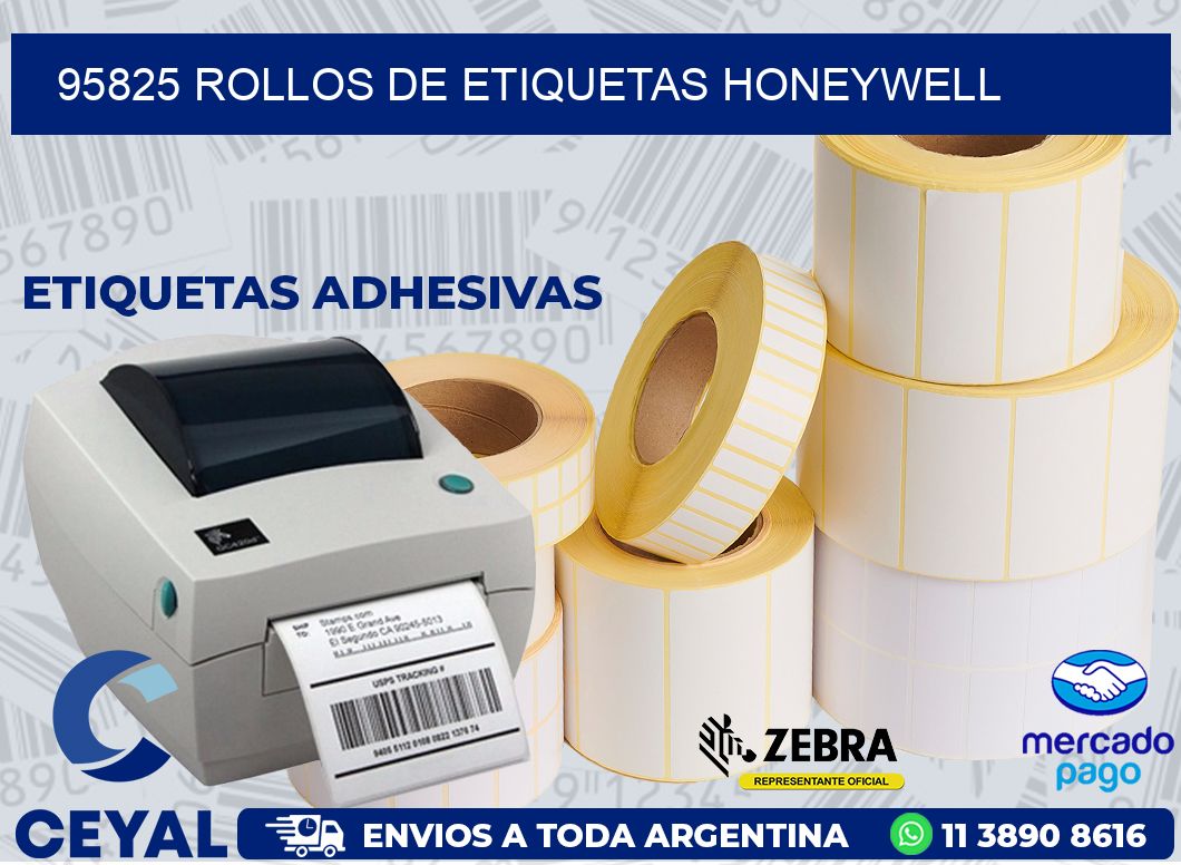 95825 ROLLOS DE ETIQUETAS HONEYWELL