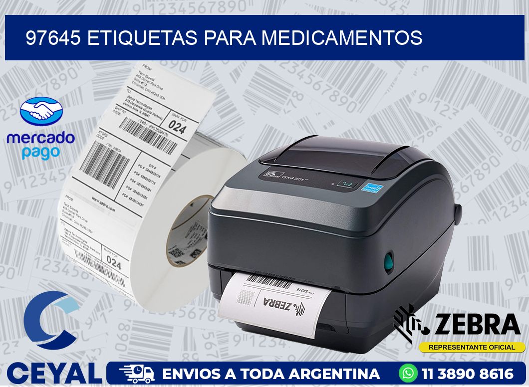 97645 ETIQUETAS PARA MEDICAMENTOS