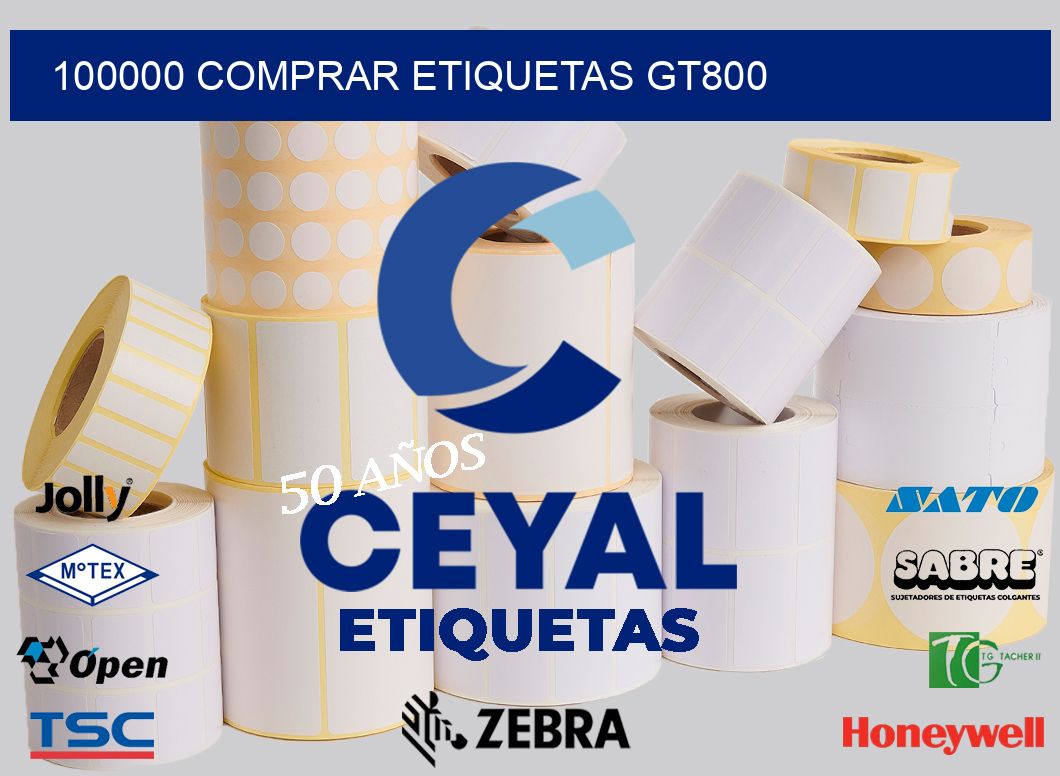100000 COMPRAR ETIQUETAS GT800