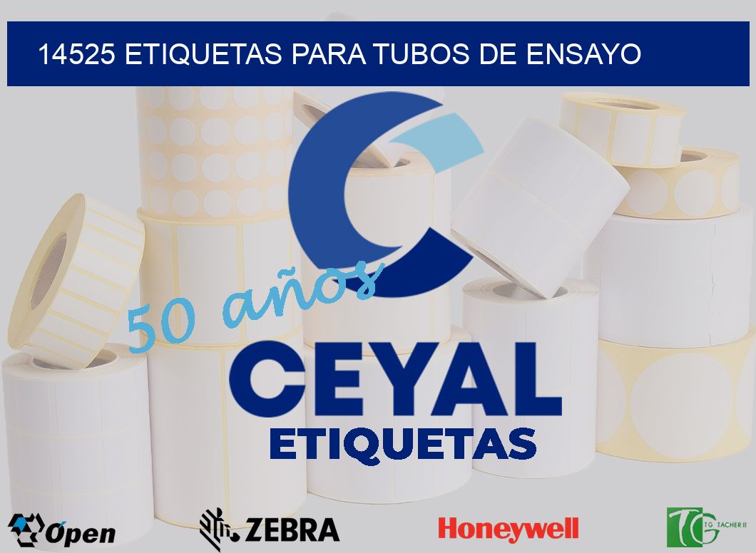 14525 ETIQUETAS PARA TUBOS DE ENSAYO