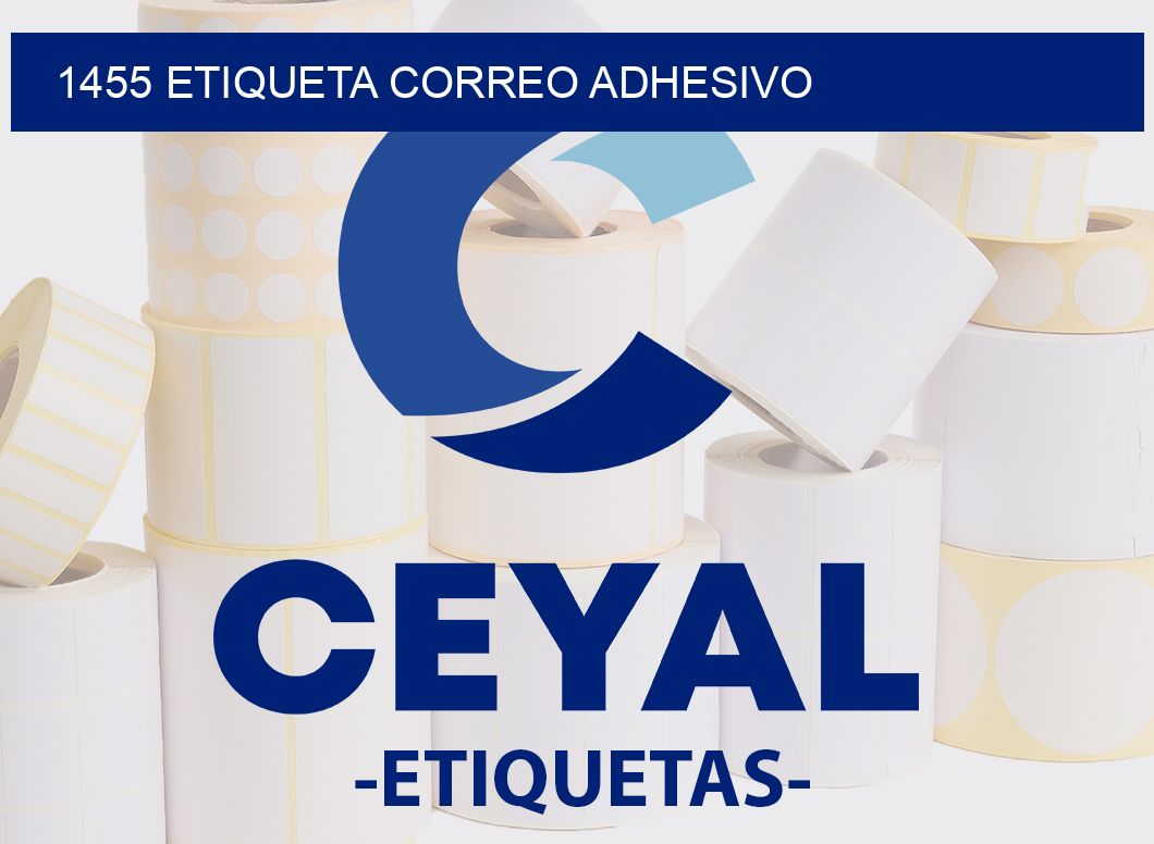 1455 ETIQUETA CORREO ADHESIVO
