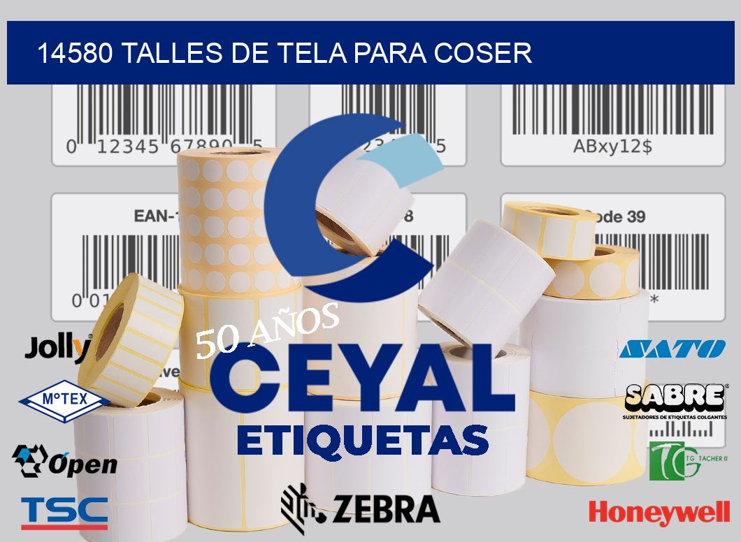 14580 TALLES DE TELA PARA COSER