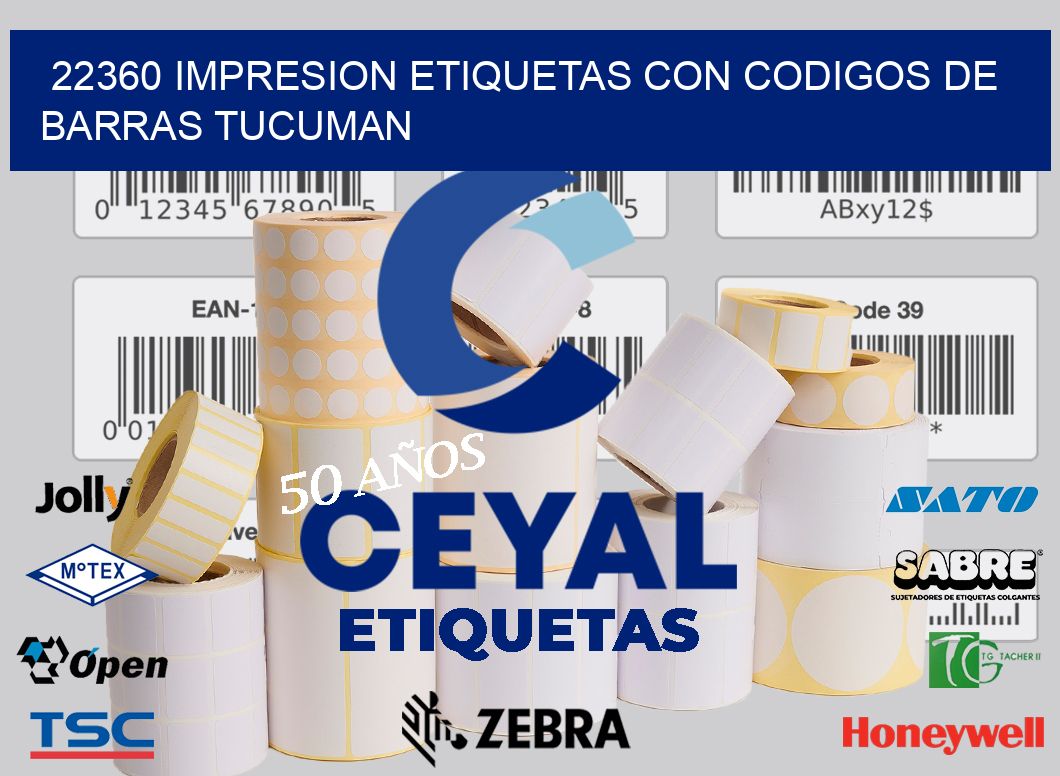 22360 IMPRESION ETIQUETAS CON CODIGOS DE BARRAS TUCUMAN