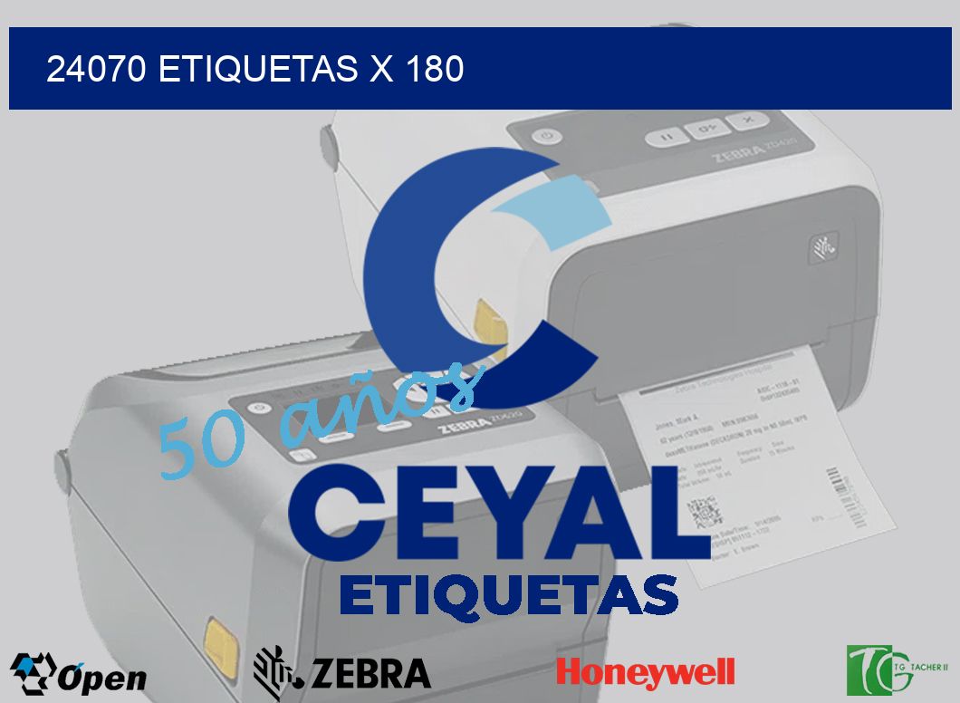 24070 Etiquetas x 180