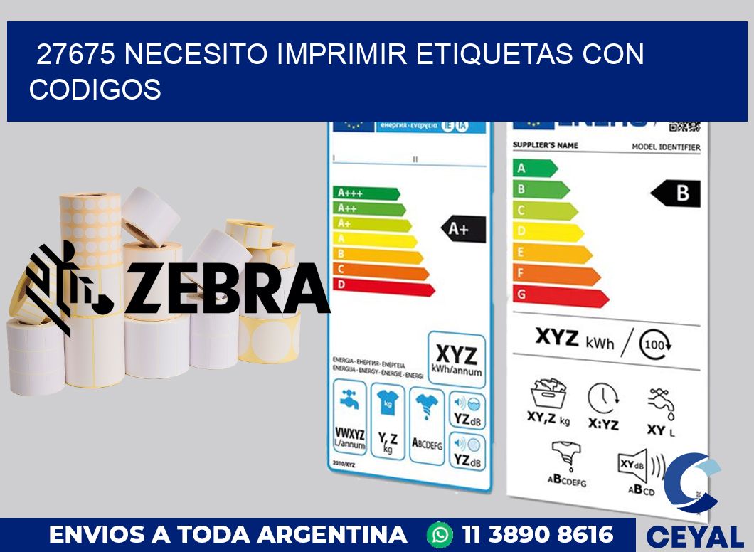 27675 NECESITO IMPRIMIR ETIQUETAS CON CODIGOS