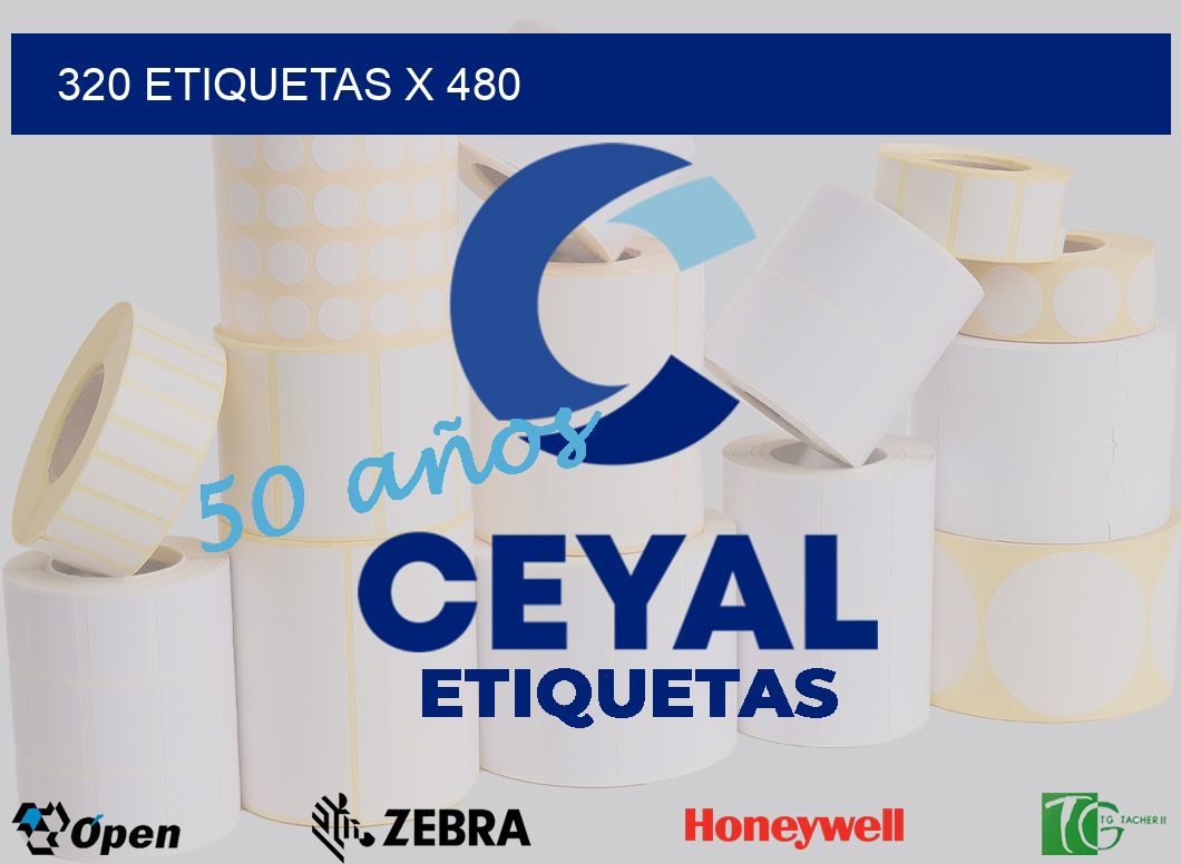 320 Etiquetas x 480