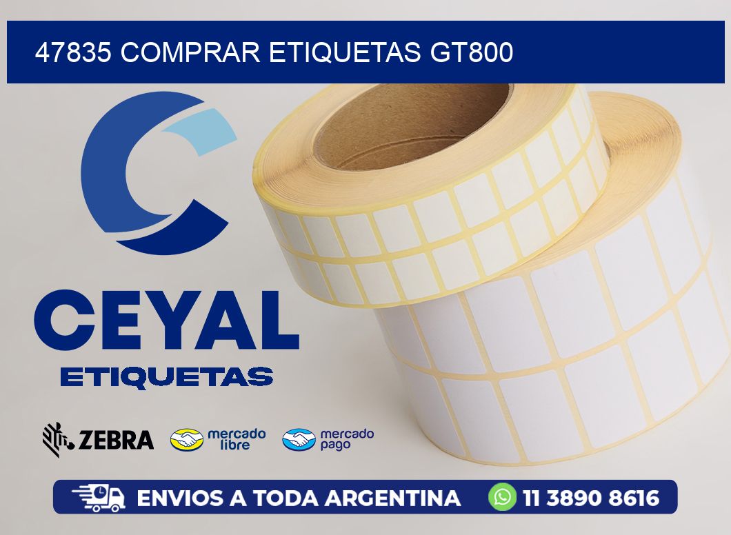 47835 COMPRAR ETIQUETAS GT800