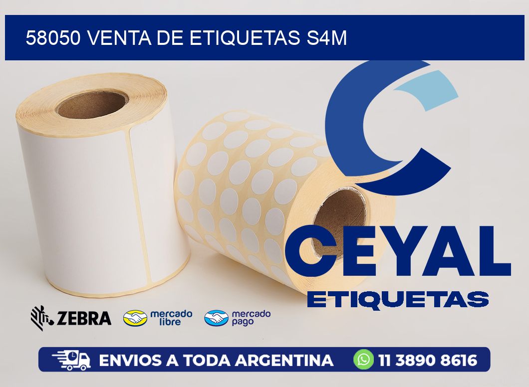 58050 VENTA DE ETIQUETAS S4M