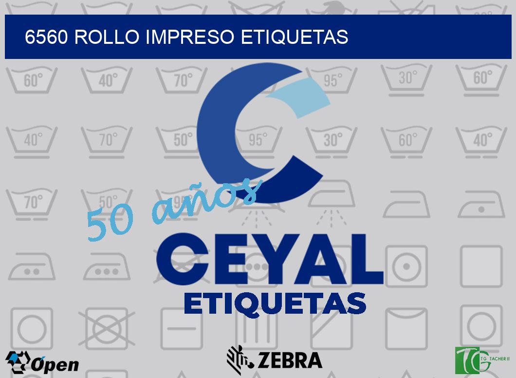 6560 ROLLO IMPRESO ETIQUETAS