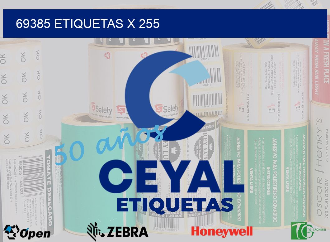69385 Etiquetas x 255