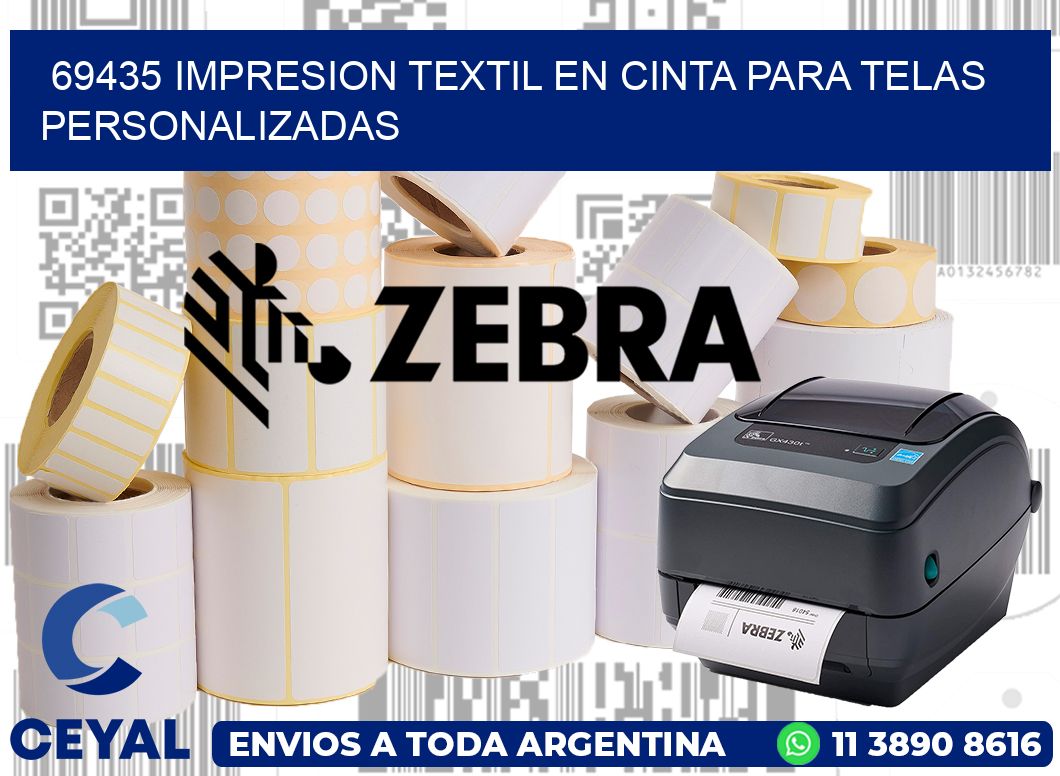 69435 IMPRESION TEXTIL EN CINTA PARA TELAS PERSONALIZADAS