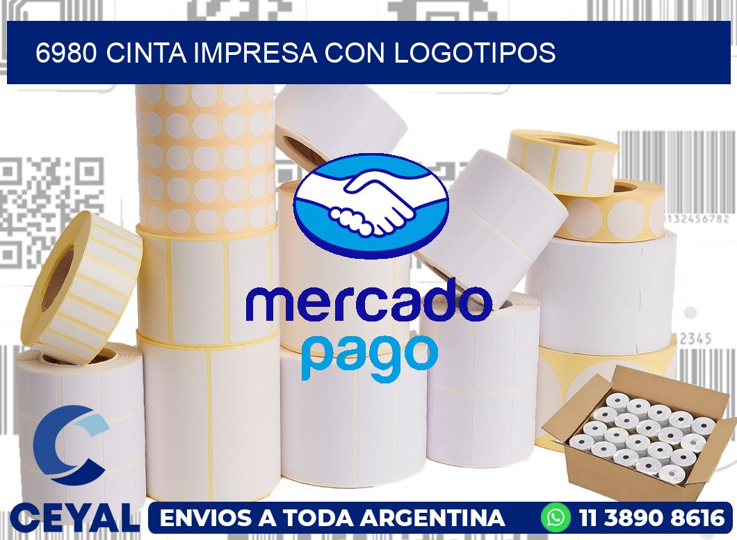 6980 CINTA IMPRESA CON LOGOTIPOS