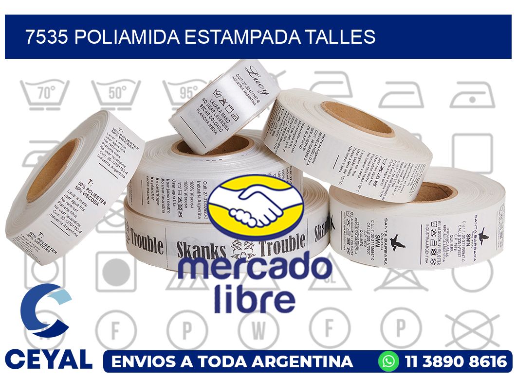 7535 POLIAMIDA ESTAMPADA TALLES