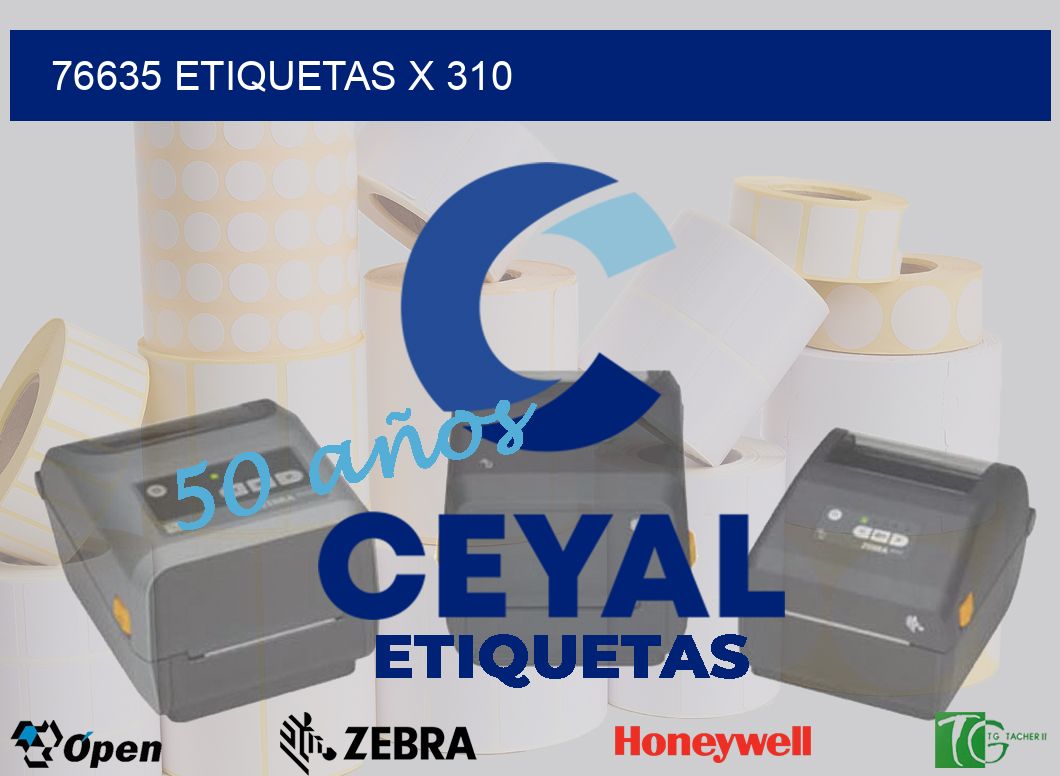 76635 Etiquetas x 310