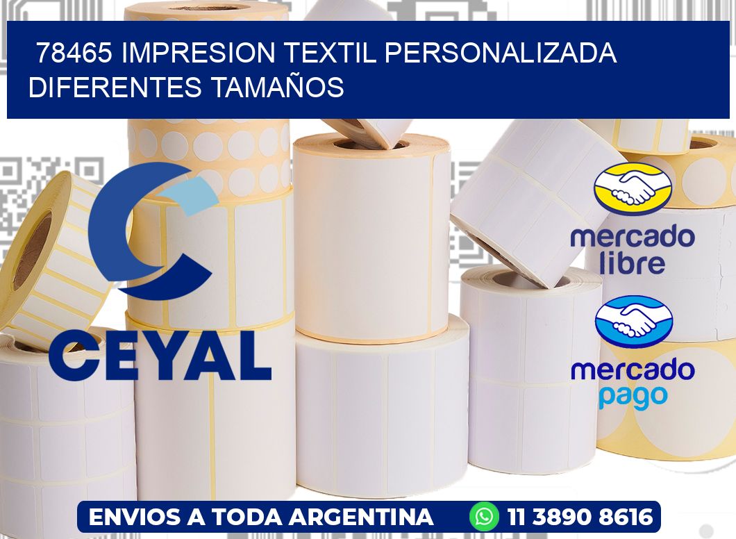 78465 IMPRESION TEXTIL PERSONALIZADA DIFERENTES TAMAÑOS