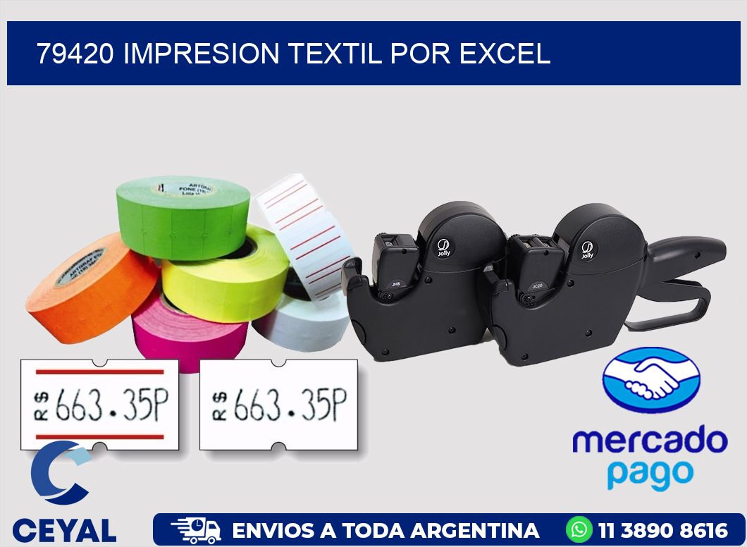 79420 IMPRESION TEXTIL POR EXCEL