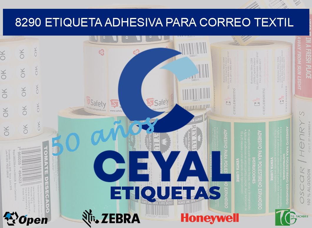 8290 ETIQUETA ADHESIVA PARA CORREO TEXTIL