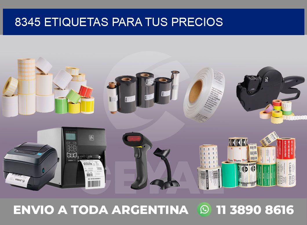 8345 ETIQUETAS PARA TUS PRECIOS