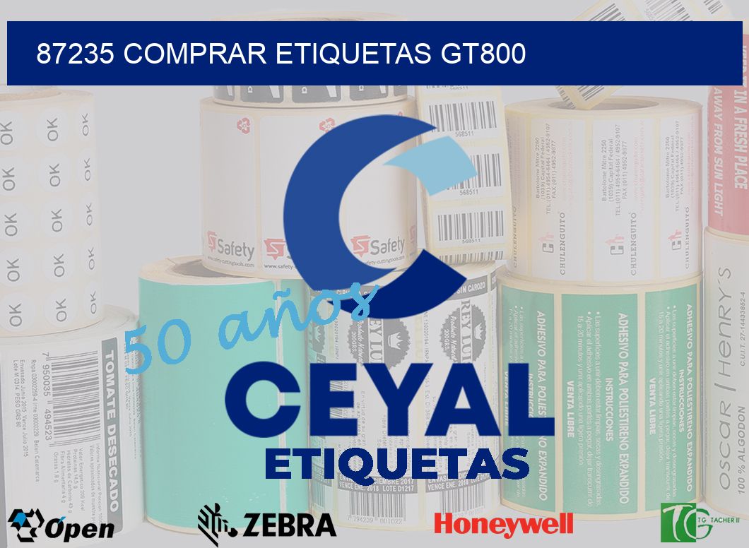 87235 COMPRAR ETIQUETAS GT800