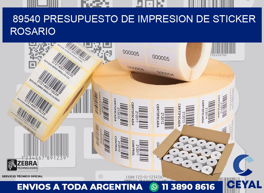 89540 PRESUPUESTO DE IMPRESION DE STICKER ROSARIO
