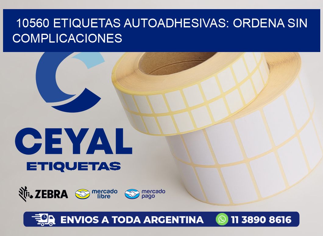 10560 Etiquetas Autoadhesivas: Ordena sin Complicaciones