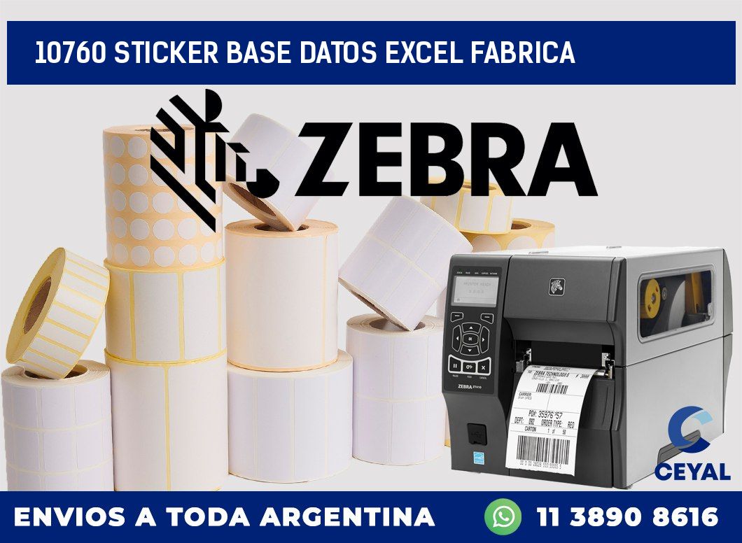 10760 sticker base datos excel fabrica